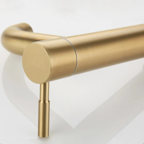 Robinet lavabo salle de bain minimaliste - Doré brossé