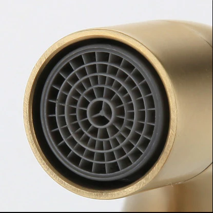 Robinet lavabo salle de bain minimaliste - Doré brossé