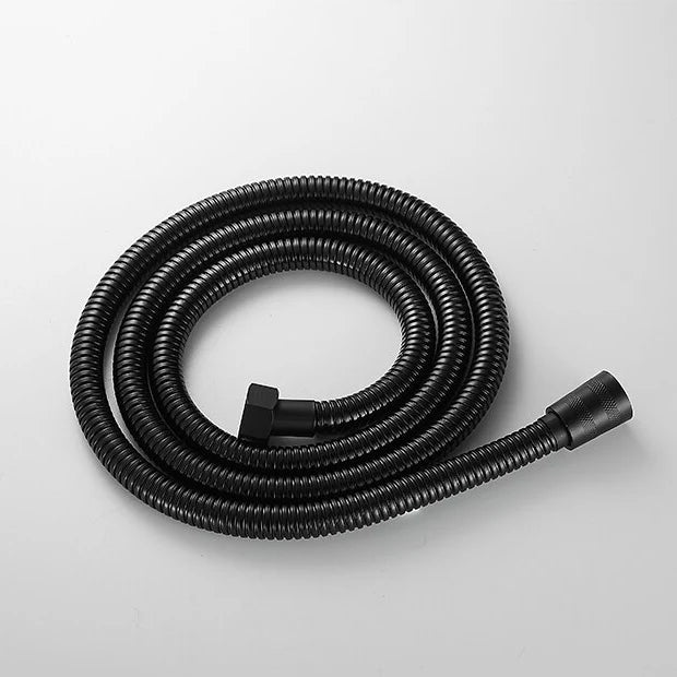 Robinet baignoire salle de bain design moderne douchette - Noir - Laiton