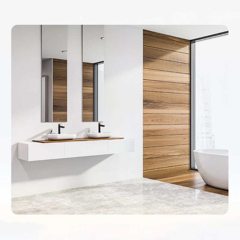 Robinet lavabo salle de bain mitigeur bicolore - Noir Doré rose