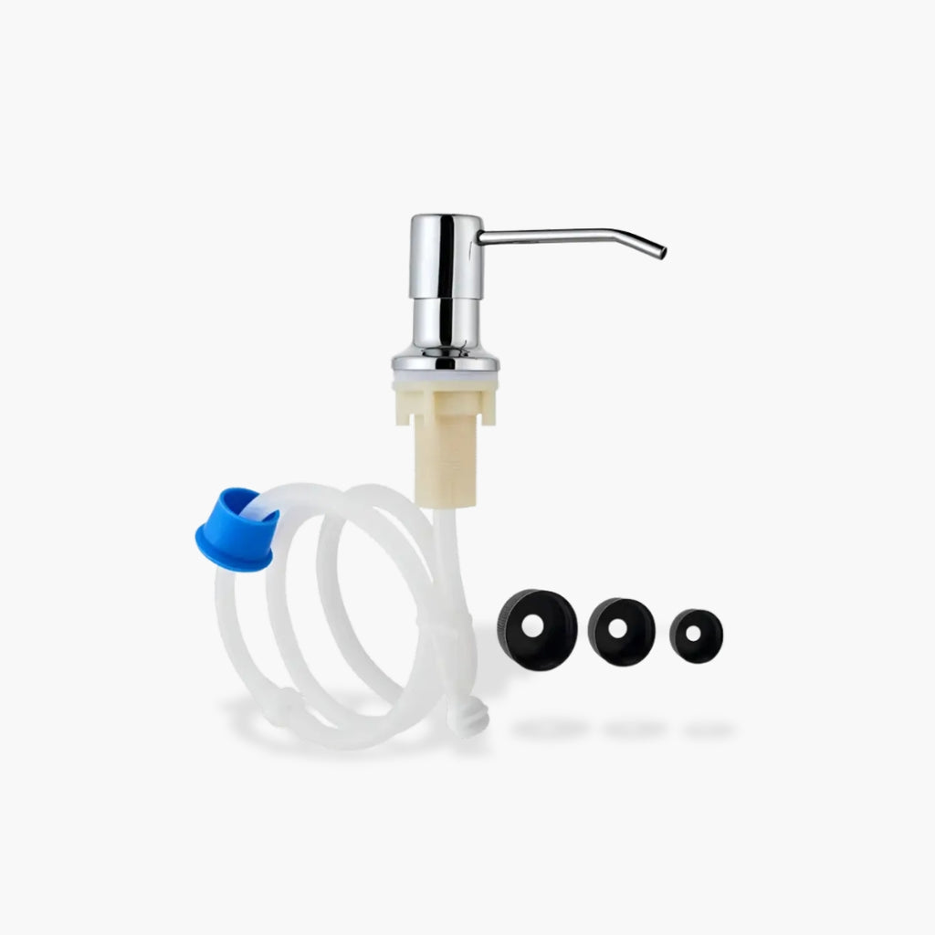 Distributeur de Savon Encastrable pour Évier, Acier Inoxydable 300 ml