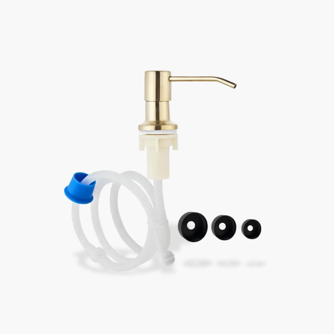 Distributeur de Savon Encastrable pour Évier, Acier Inoxydable 300 ml