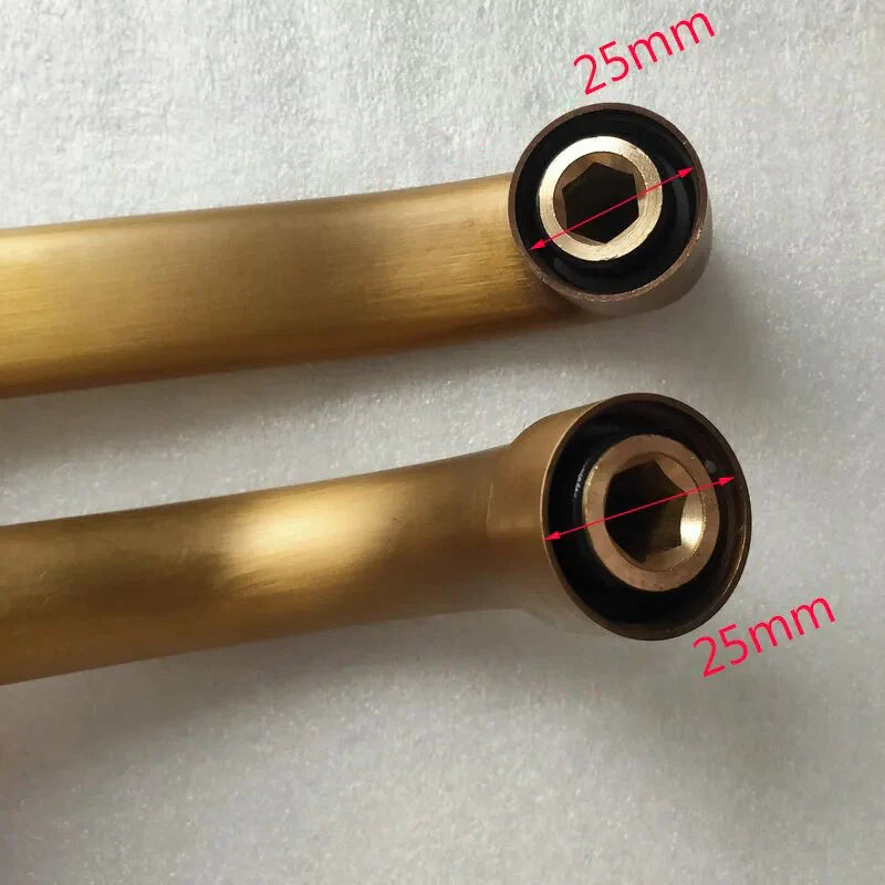 Robinet évier cuisine eau froide pivotant - Doré - Laiton