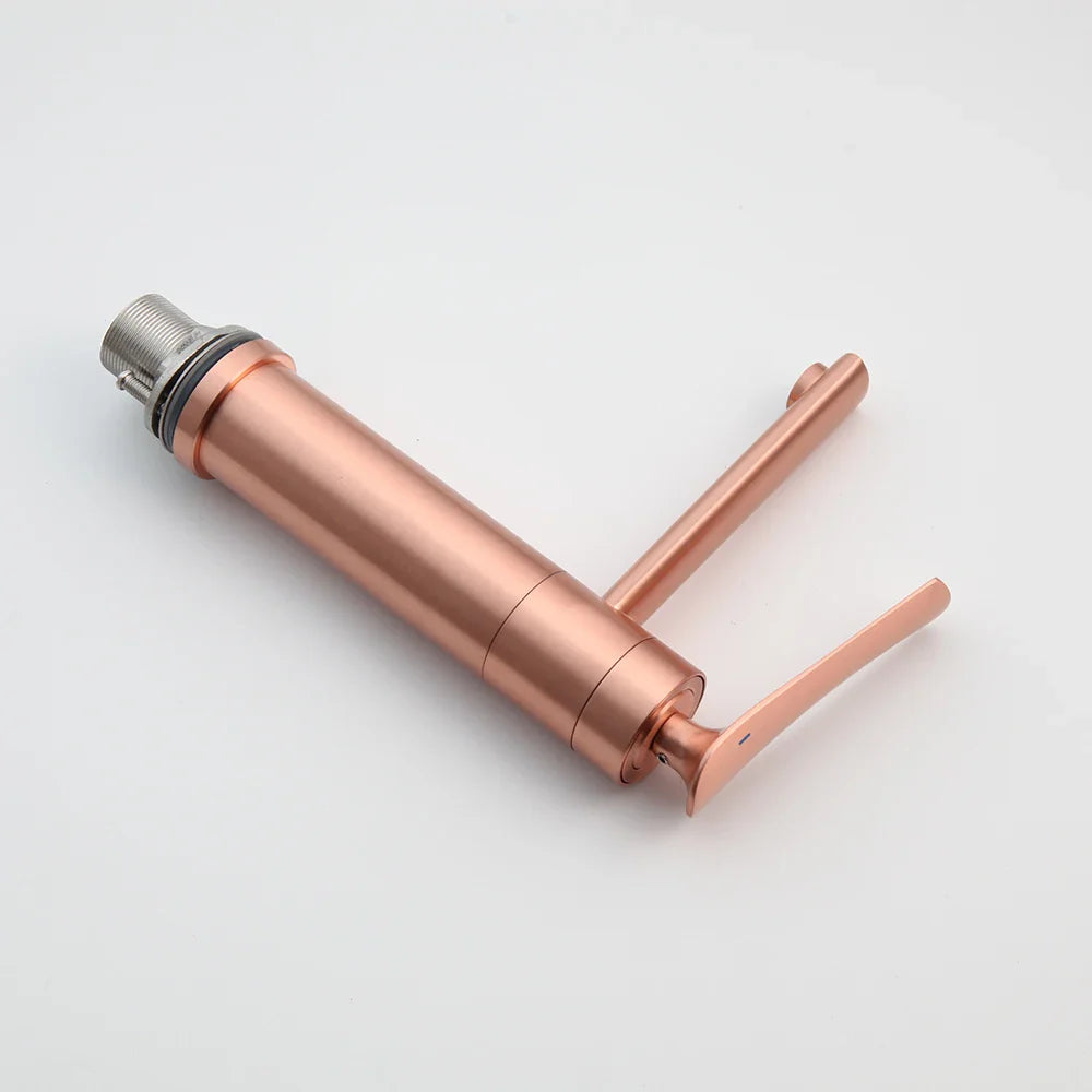 Robinet moderne salle de bain lavabo - Doré rose - Laiton