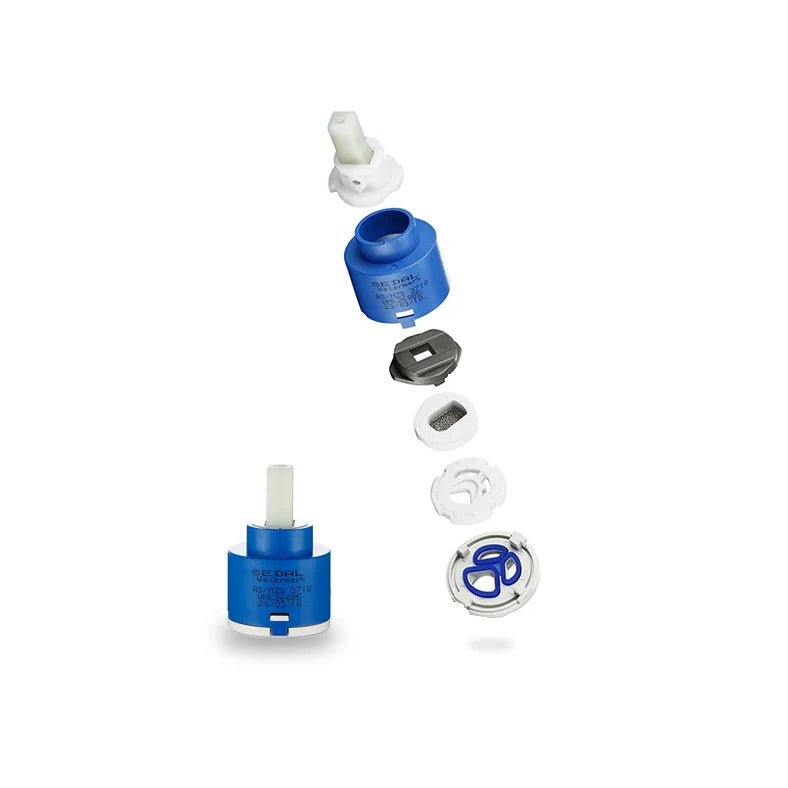 Robinet évier de cuisine rétractable mural avec douchette - Noir - Laiton