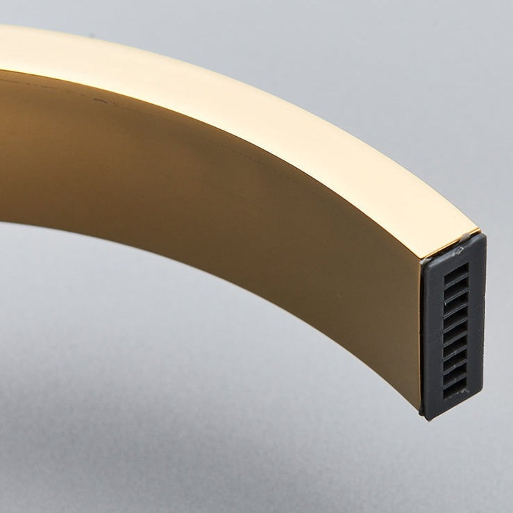 Robinet salle de bain lavabo poignées déportées chics - Doré - Laiton