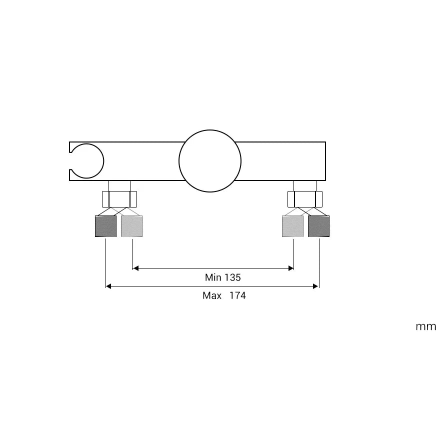 Robinet évier de cuisine rétractable mural avec douchette - Noir - Laiton