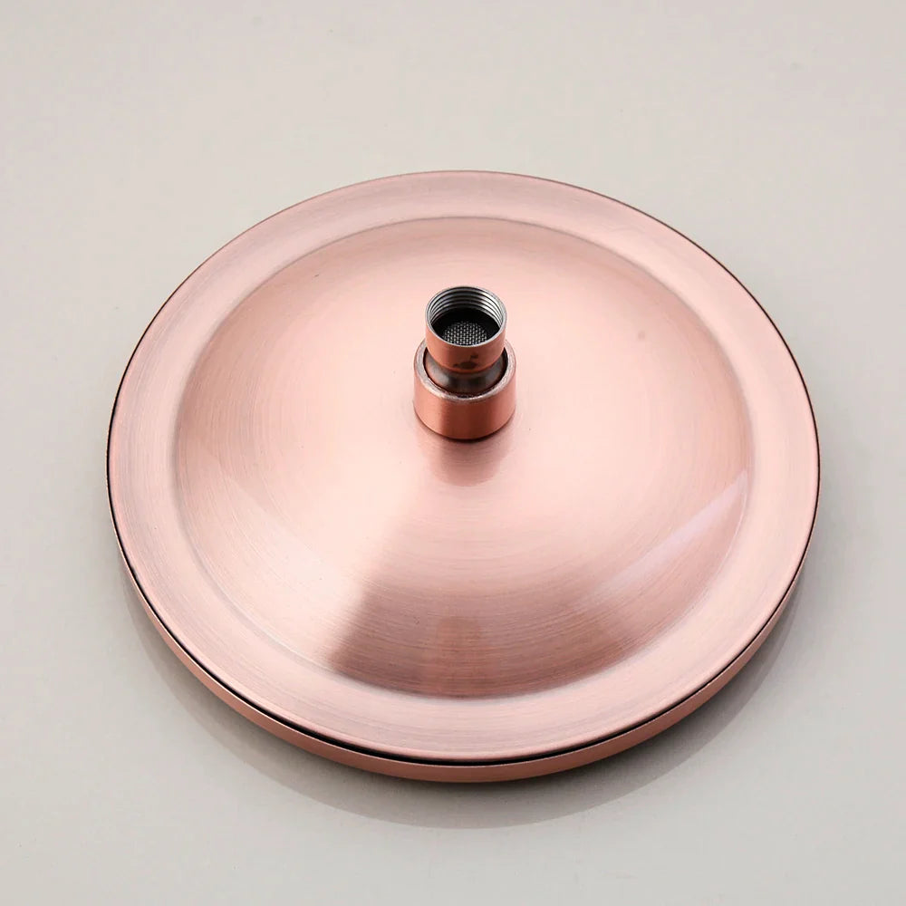 Robinet rétro salle de bain baignoire colonne de douche - Doré rose - Laiton