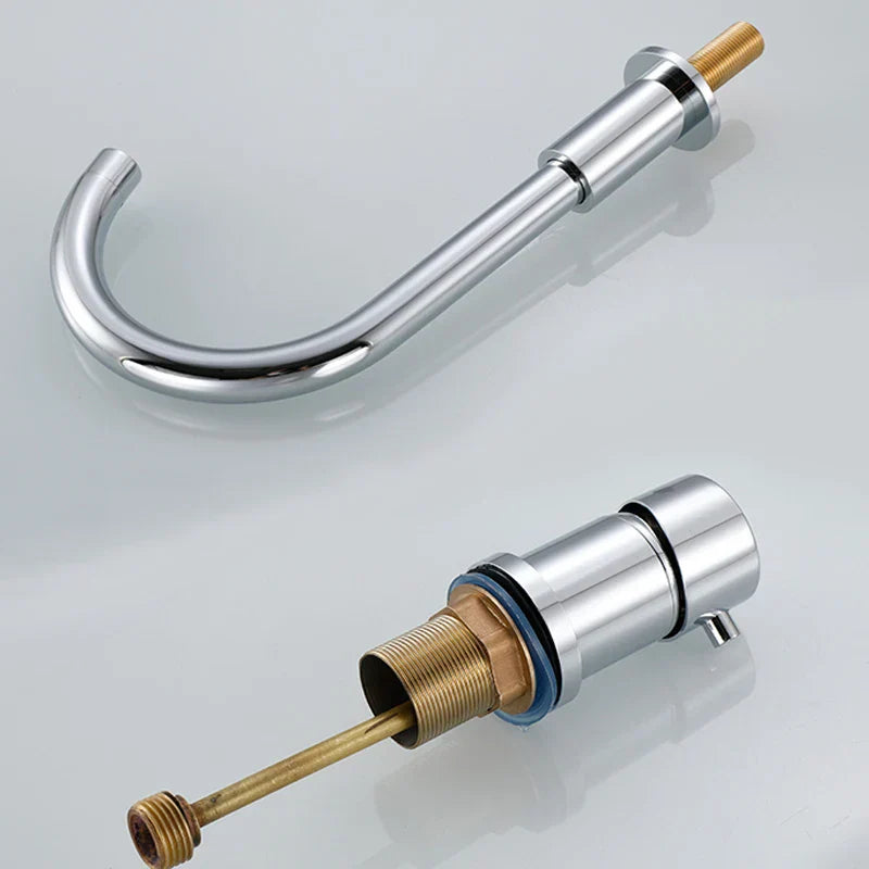 Robinet baignoire encastrable douchette - Noir - Laiton