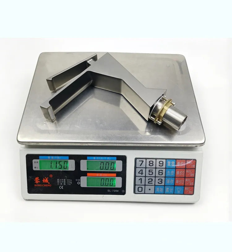 Robinet lavabo salle de bain design géométrique mitigeur - Argenté - Laiton