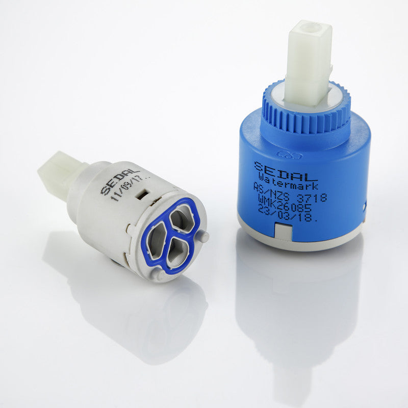 Robinet lavabo salle de bain poignée ronde travaillée - Noir / Doré rose - Laiton