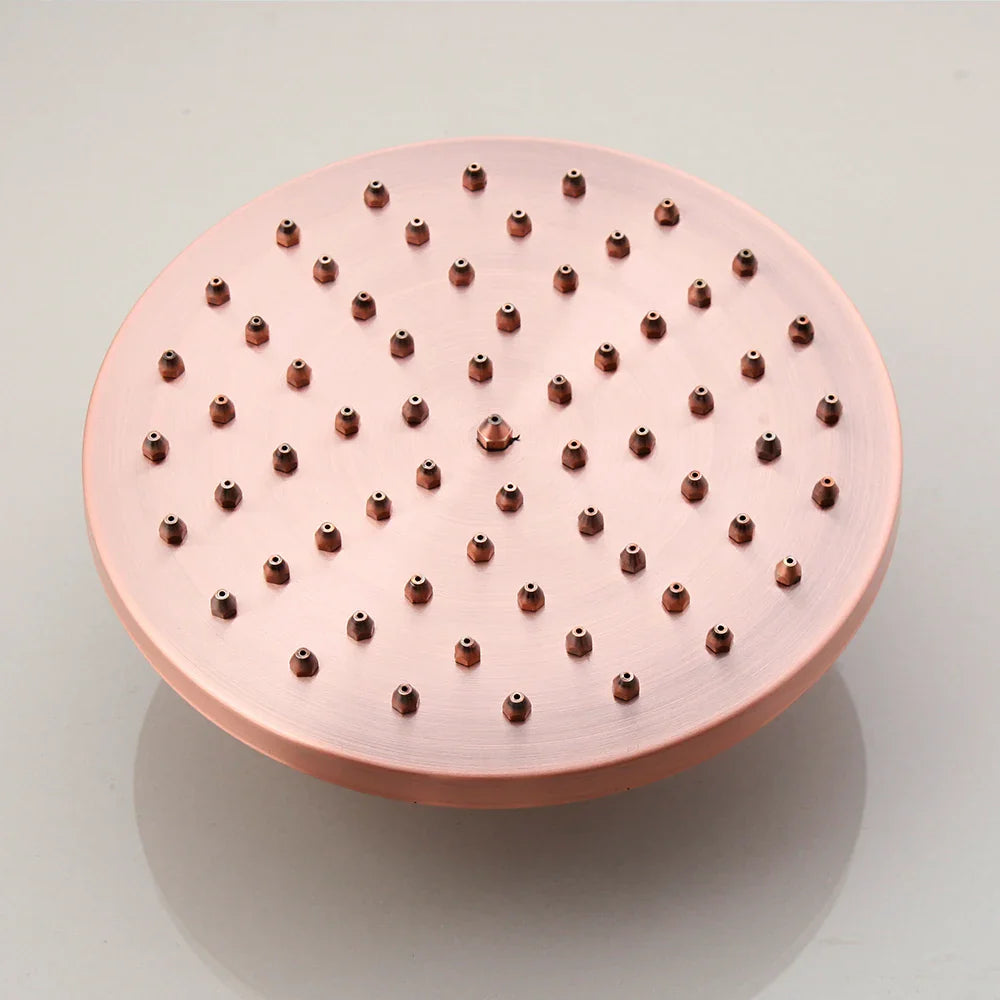 Robinet rétro salle de bain baignoire colonne de douche - Doré rose - Laiton