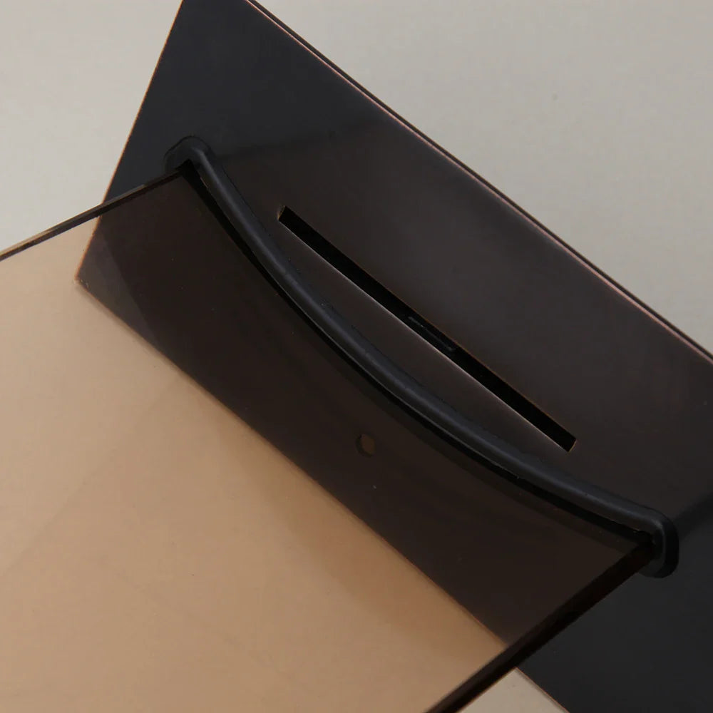 Robinet mural encastrable lavabo salle de bain fontaine - Noir - Laiton