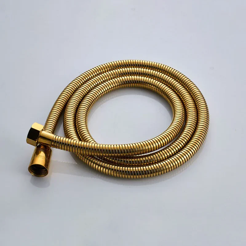 Robinet baignoire salle de bain rétro céramique douchette - Doré - Laiton