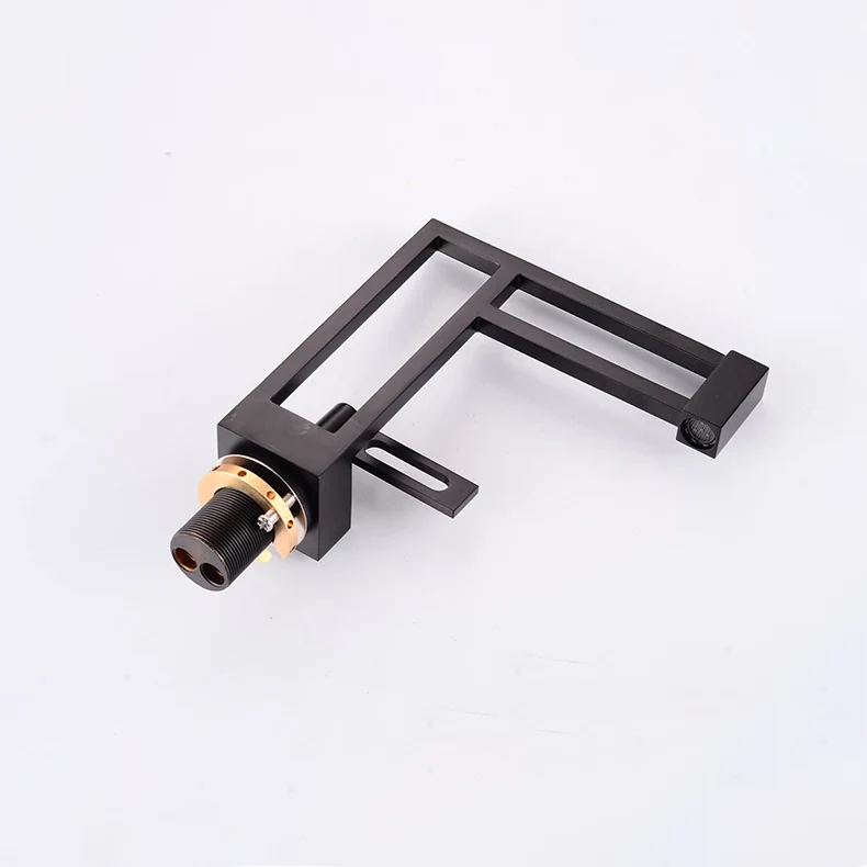 Robinet moderne géométrique salle de bain lavabo - Noir - Laiton