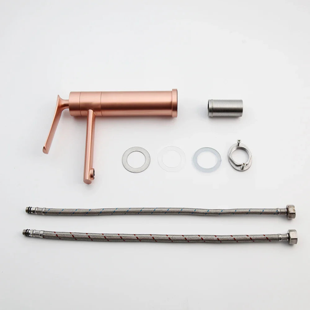 Robinet moderne salle de bain lavabo - Doré rose - Laiton