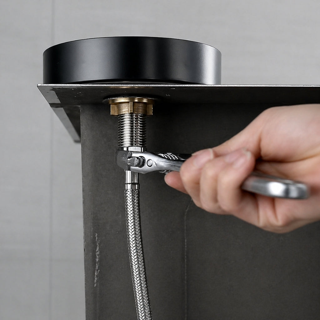 Rince-Verre Automatique Haute Pression pour Évier, Acier Inoxydable