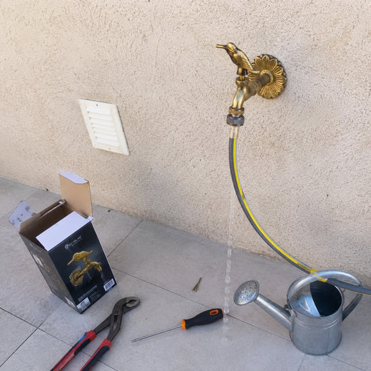 Robinet installé chez un client