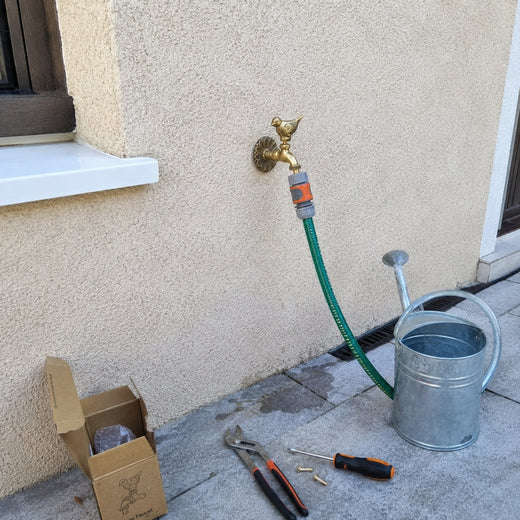 Robinet installé chez un client