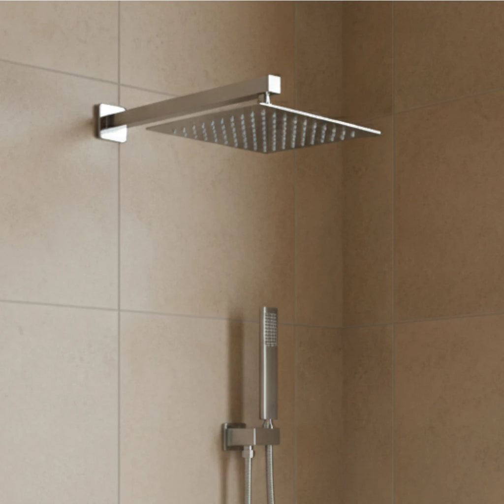 Robinet baignoire salle de bain colonne de douche douchette - Argenté - Laiton