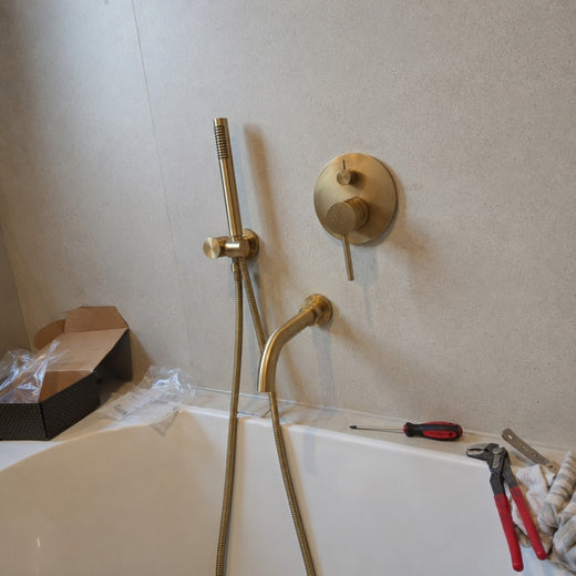 Robinet installé chez un client
