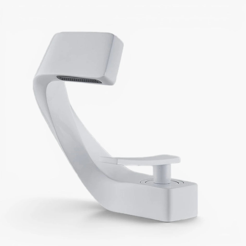 Robinet design incurvé cascade - Blanc - Laiton