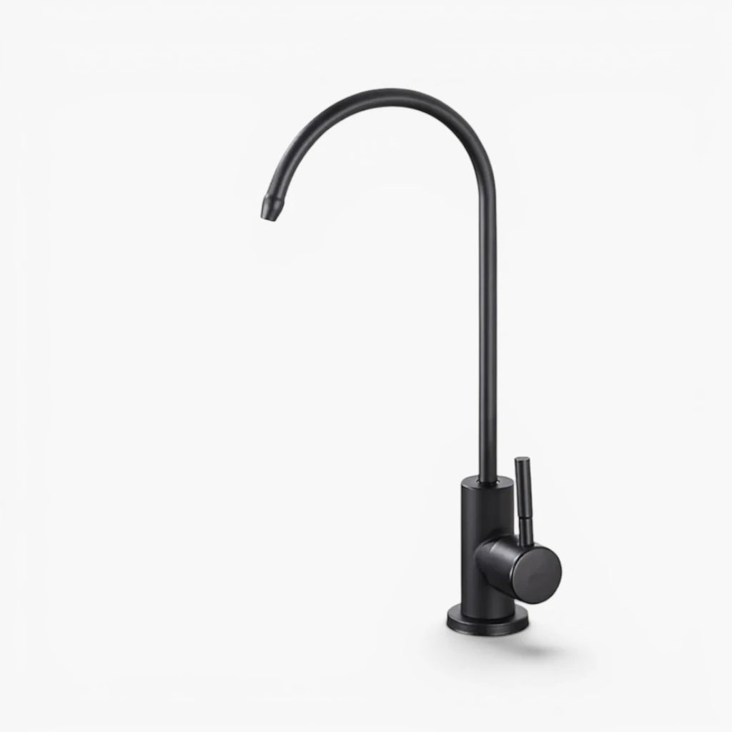 Robinet évier cuisine fin mitigeur - Noir