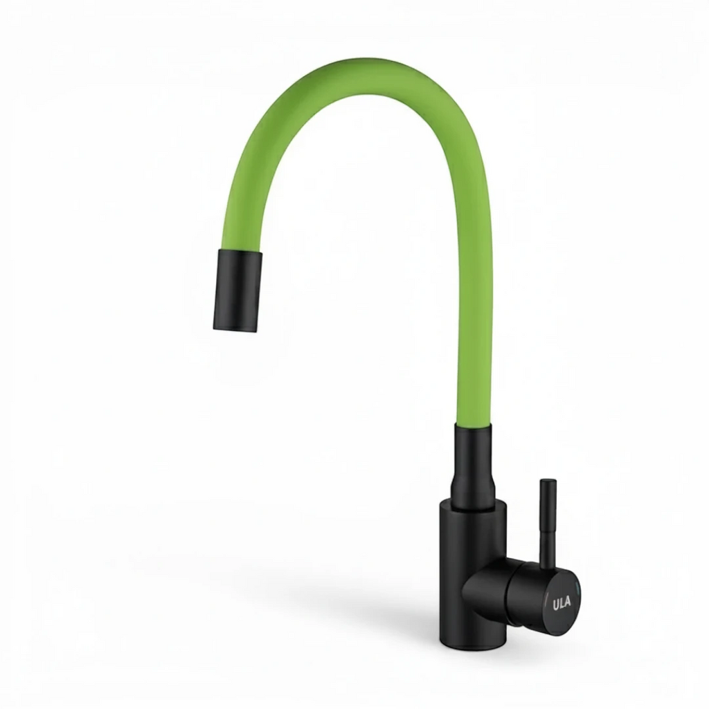 Robinet évier cuisine flexible coloré mitigeur - Noir
