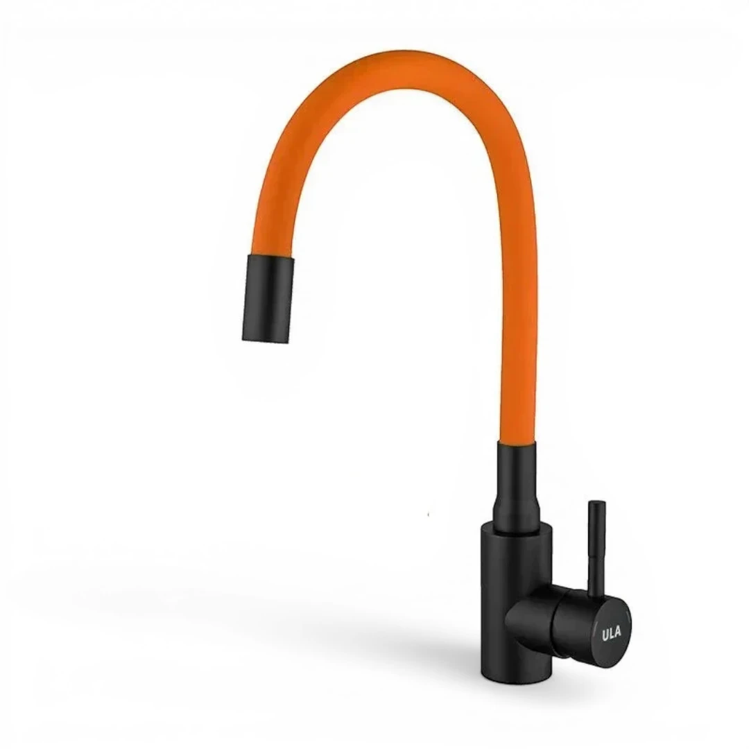 Robinet évier cuisine flexible coloré mitigeur - Noir