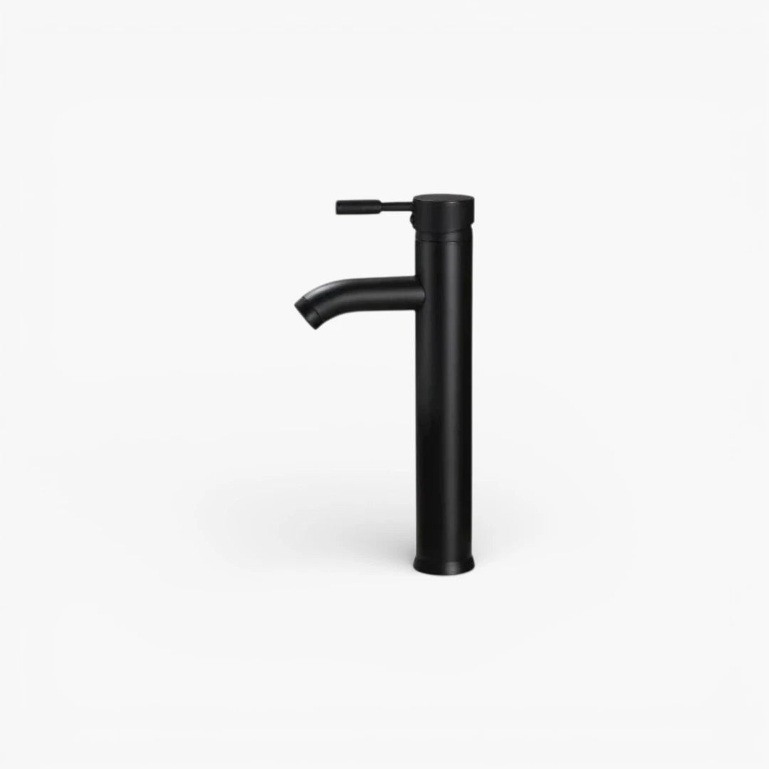 Robinet lavabo salle de bain minimaliste mitigeur - Noir mat