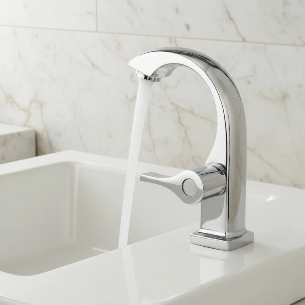 Mitigeur Lave Main Eau Froide Argenté