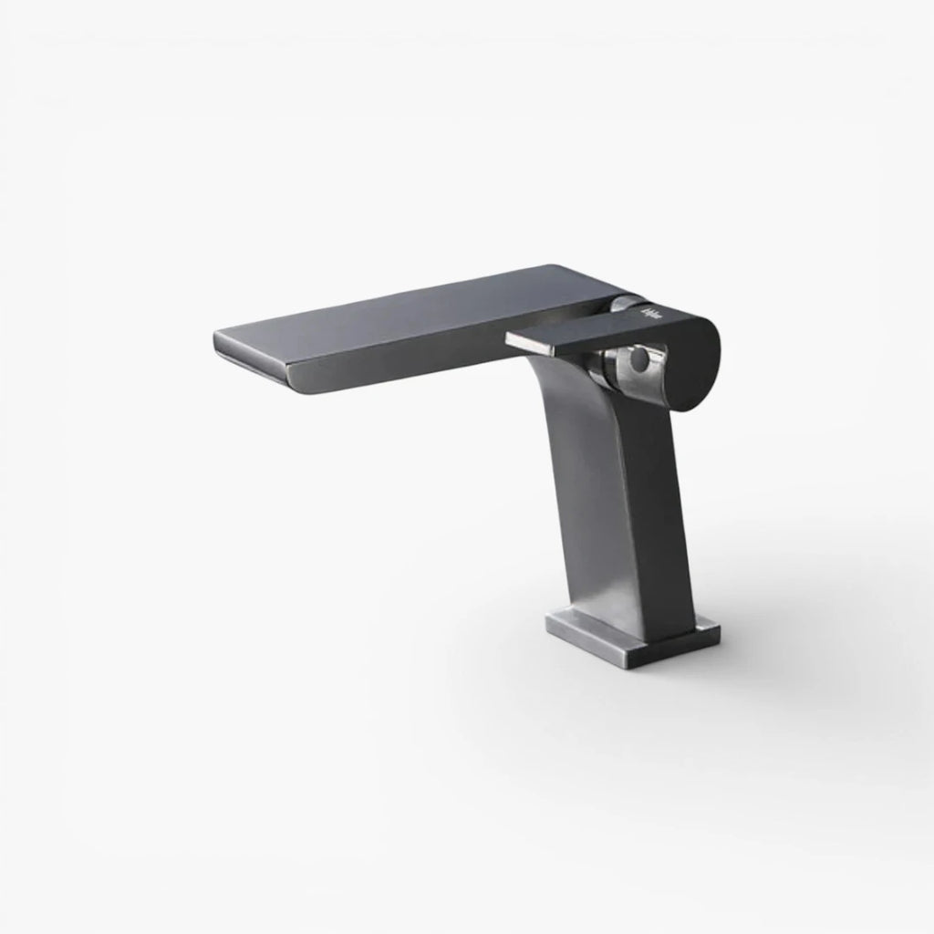 Robinet moderne mitigeur salle de bain lavabo - Argenté - Laiton