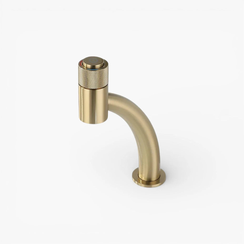 Robinet salle de bain lavabo minimaliste - Doré - Laiton
