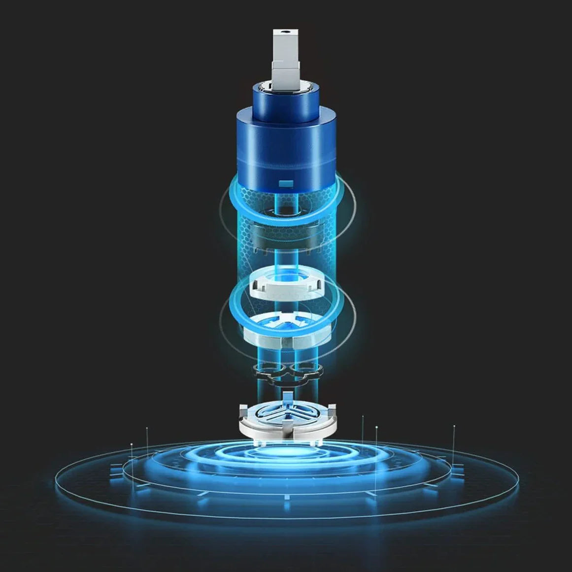 Robinet baignoire cascade douchette salle de bain - Noir - Laiton