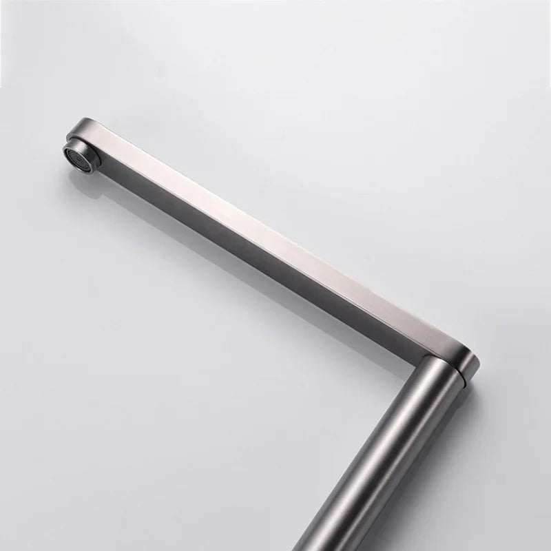 Robinet évier cuisine minimaliste rétractable - Argenté