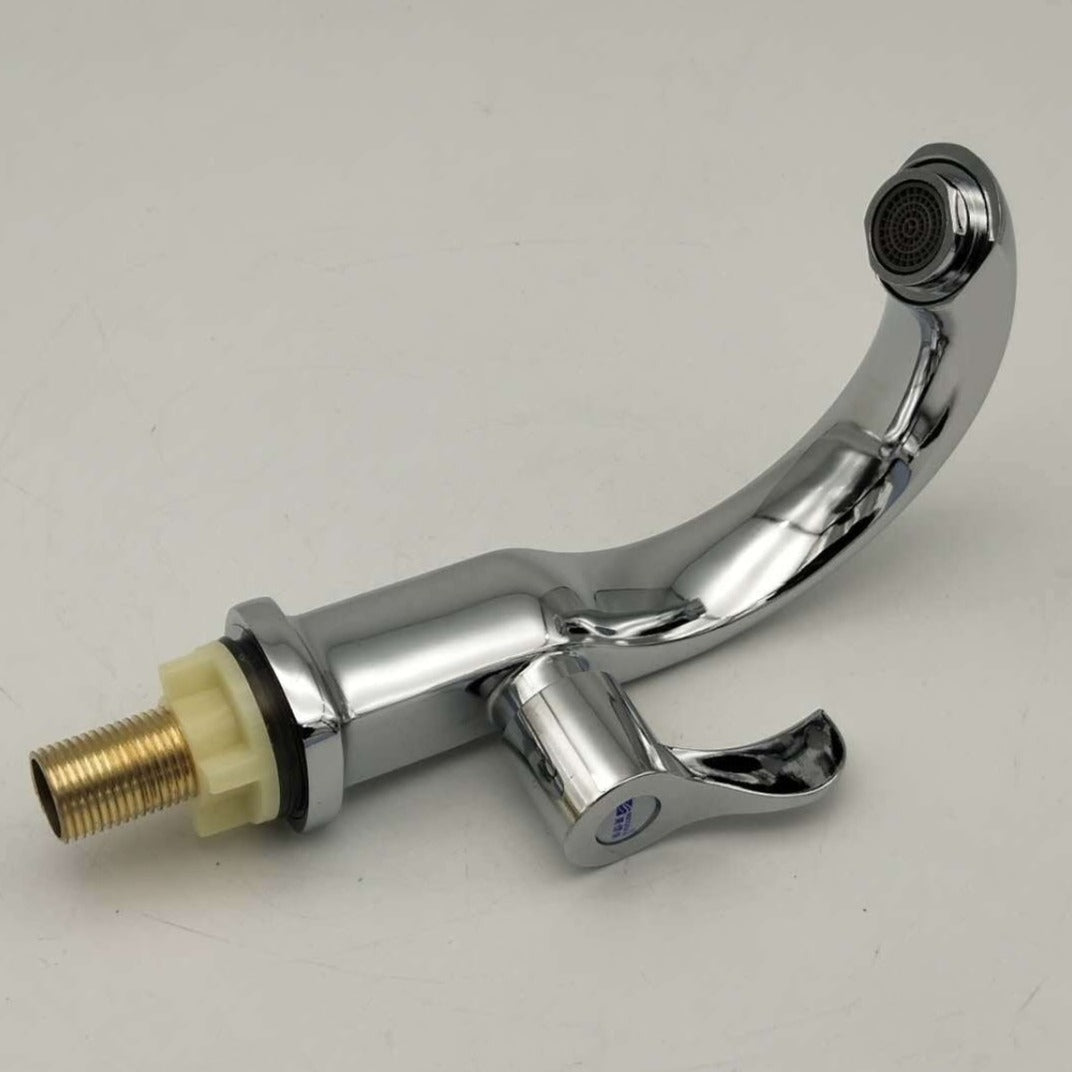 Robinet lave main eau froide - Argenté