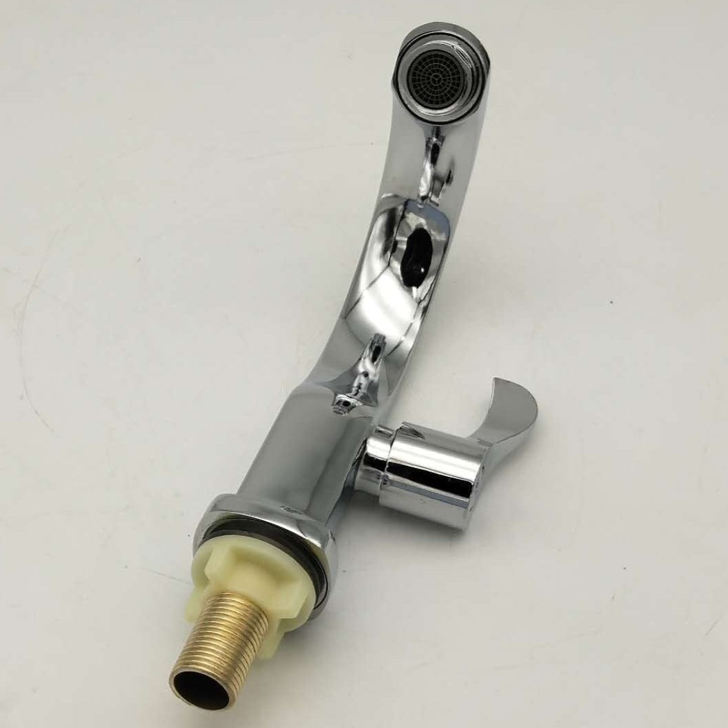 Robinet lave main eau froide - Argenté