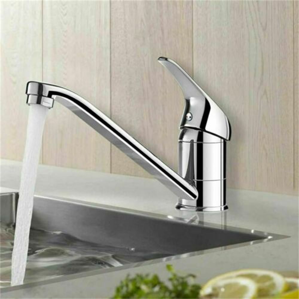 Robinet cuisine évier mitigeur - Argenté chrome