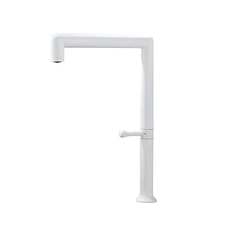 Robinet évier cuisine minimaliste design mitigeur - Blanc