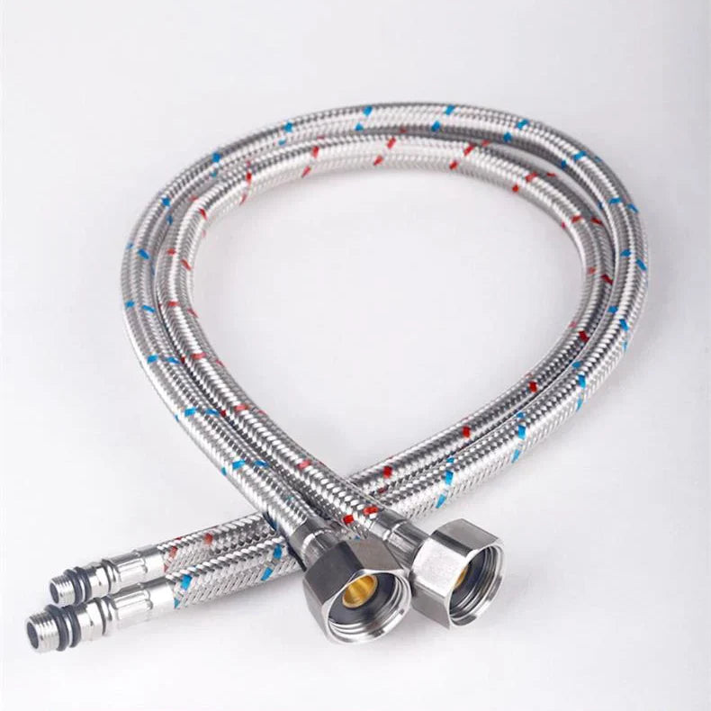 Robinet lavabo salle de bain design épuré - Argenté - Laiton