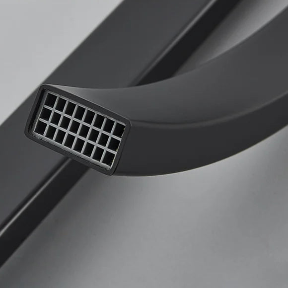 Robinet lavabo salle de bain haut design - Noir - Laiton