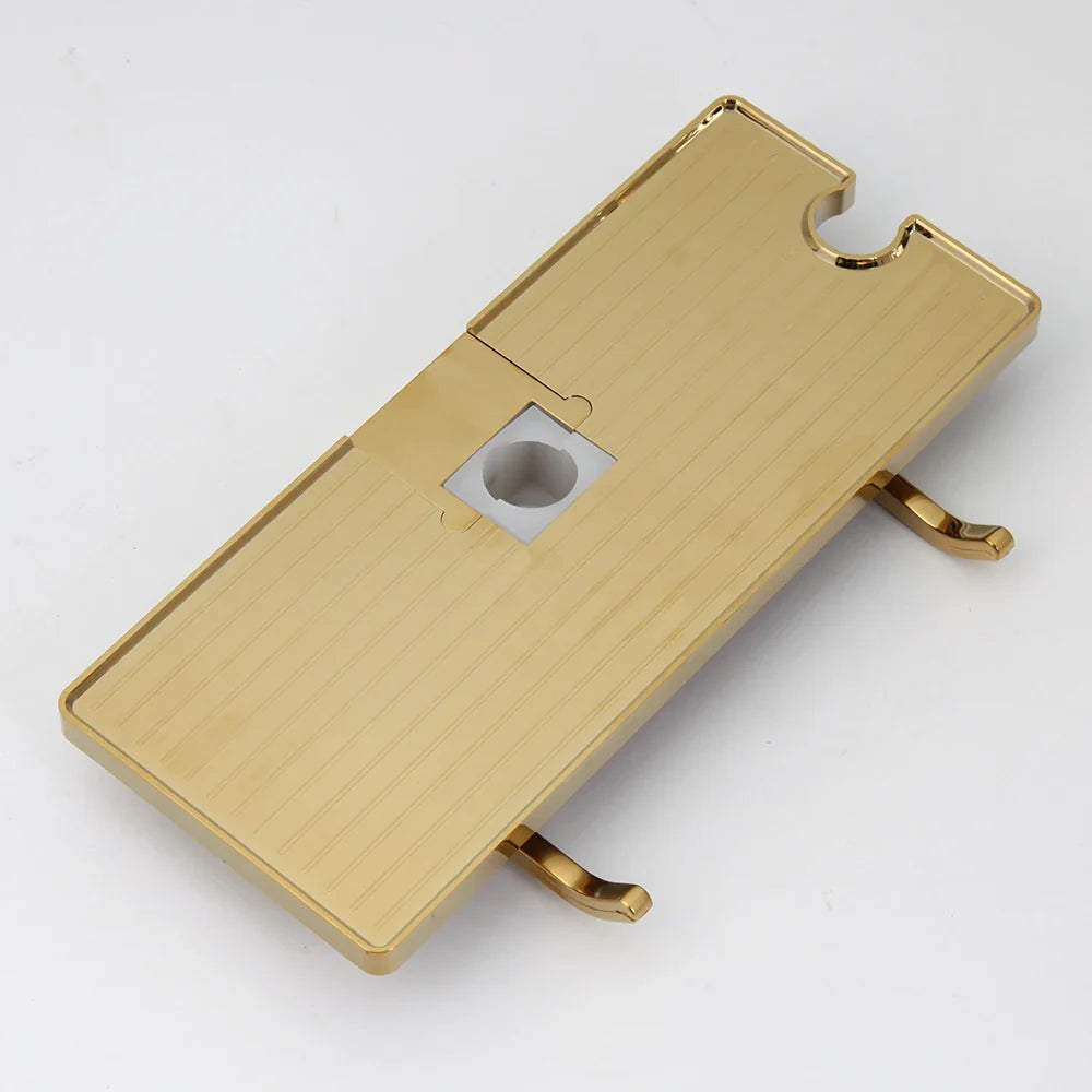 Robinet salle de bain baignoire douche - Blanc Doré