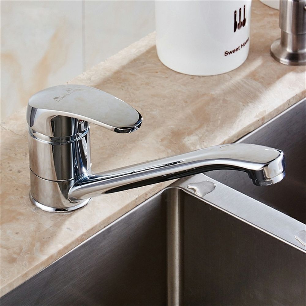 Robinet cuisine évier mitigeur - Argenté chrome