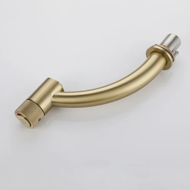 Robinet salle de bain lavabo minimaliste - Doré - Laiton