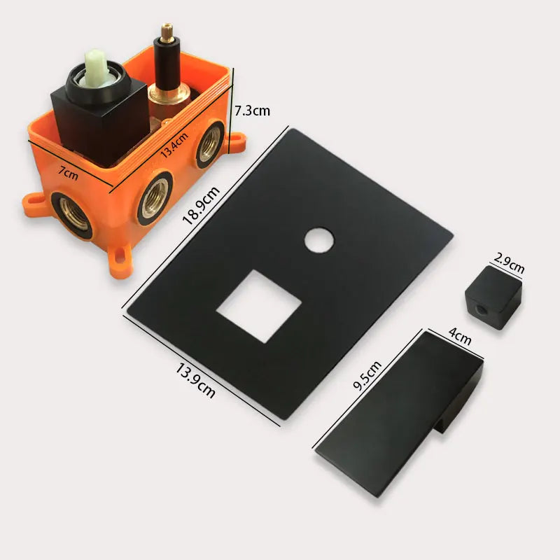 Robinet salle de bain colonne de douche douchette - Doré - Laiton