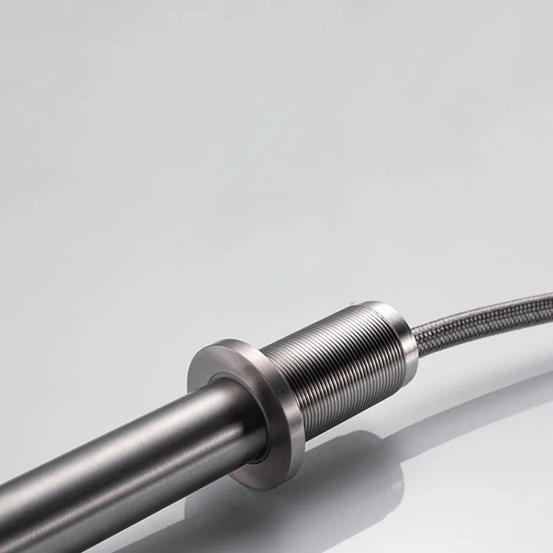 Robinet évier cuisine minimaliste rétractable - Argenté