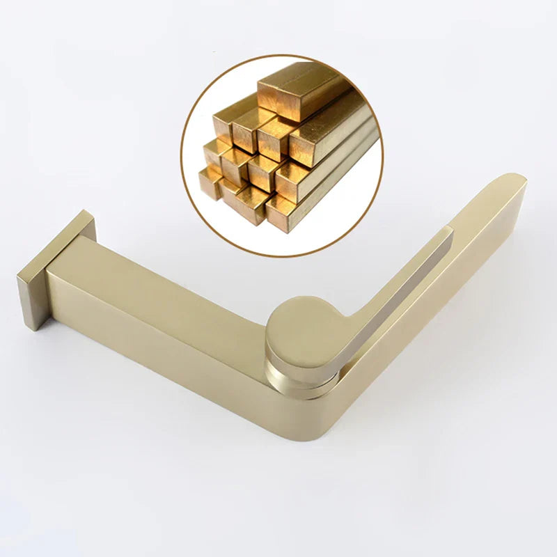 Robinet moderne mitigeur salle de bain lavabo - Doré - Laiton