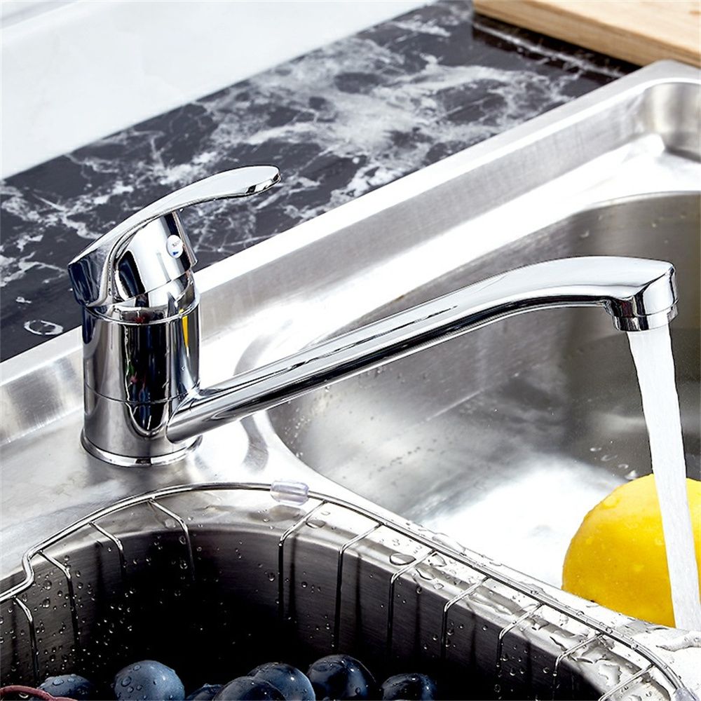 Robinet cuisine évier mitigeur - Argenté chrome