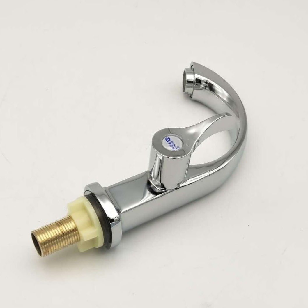 Robinet lave main eau froide - Argenté