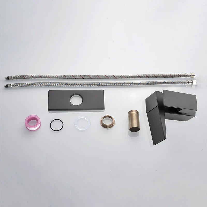 Robinet salle de bain lavabo thermostatique affichage numérique - Argenté - Laiton